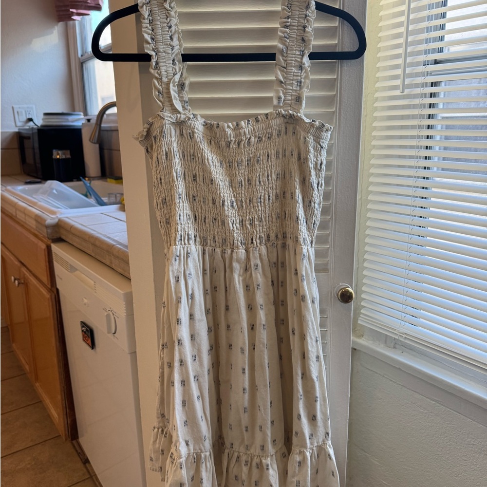Madewell Lucie Mocked Tank Mini cream Dress - Picture 3 of 6
